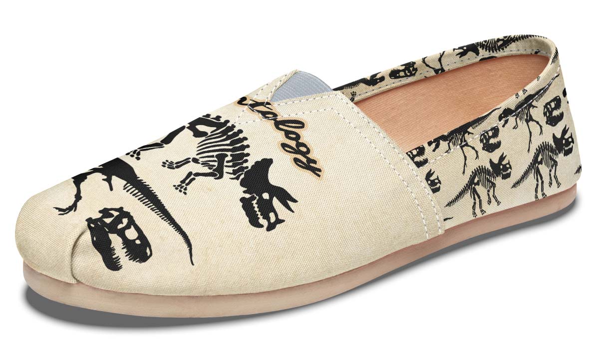 Paleontology Dinosaur Fossil Casual Shoes