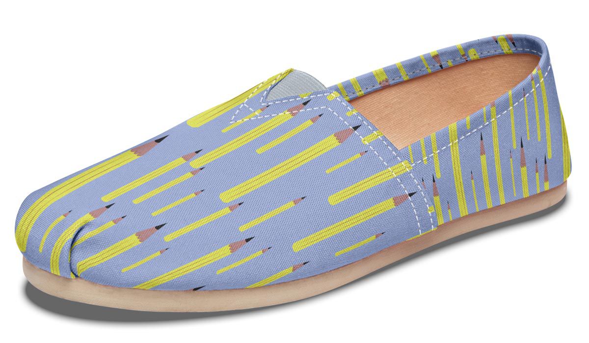 Pencil Pattern Casual Shoes