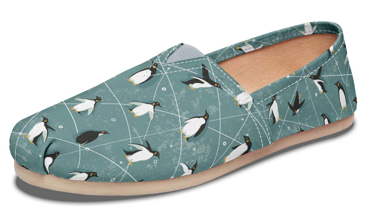 Penguin Pattern Casual Shoes