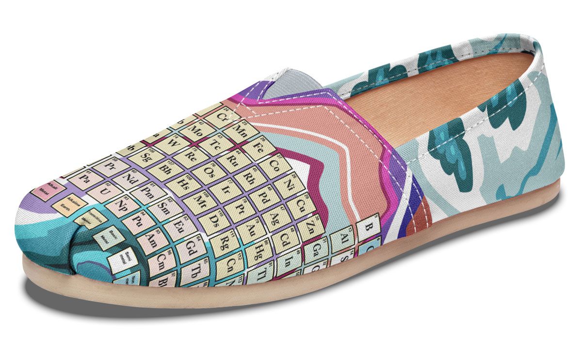 Periodic Table Agate Casual Shoes