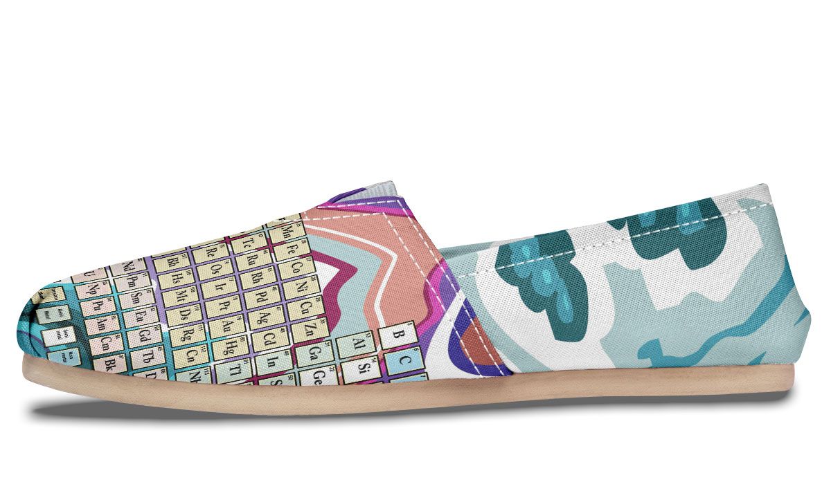 Periodic Table Agate Casual Shoes