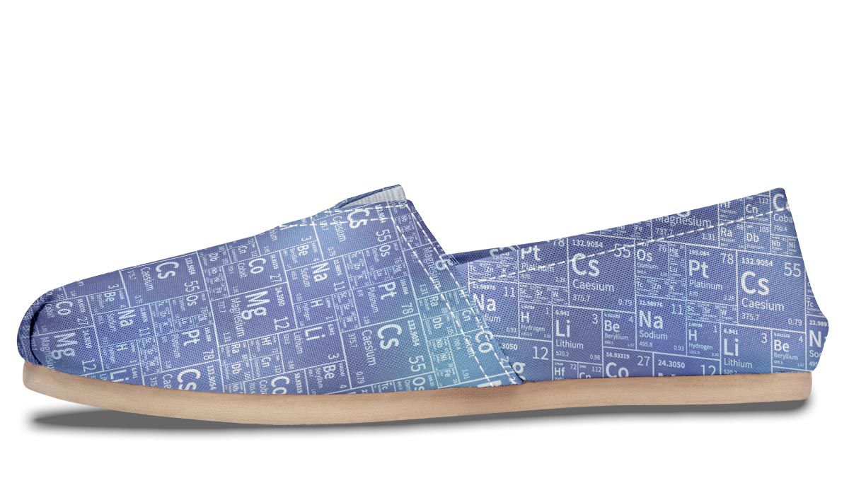 Periodic Table Tile Casual Shoes
