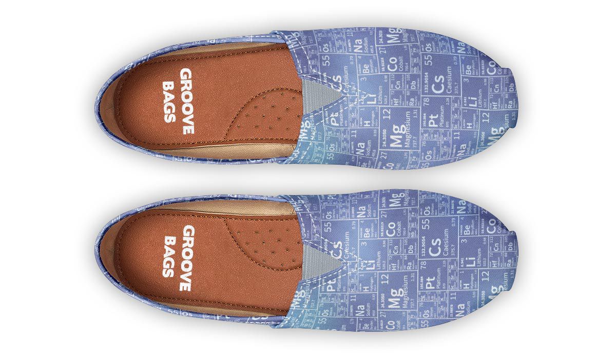 Periodic Table Tile Casual Shoes