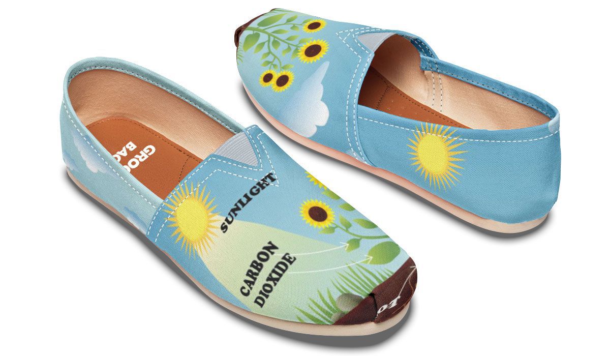 Photosynthesis Sunflower Casual Shoes