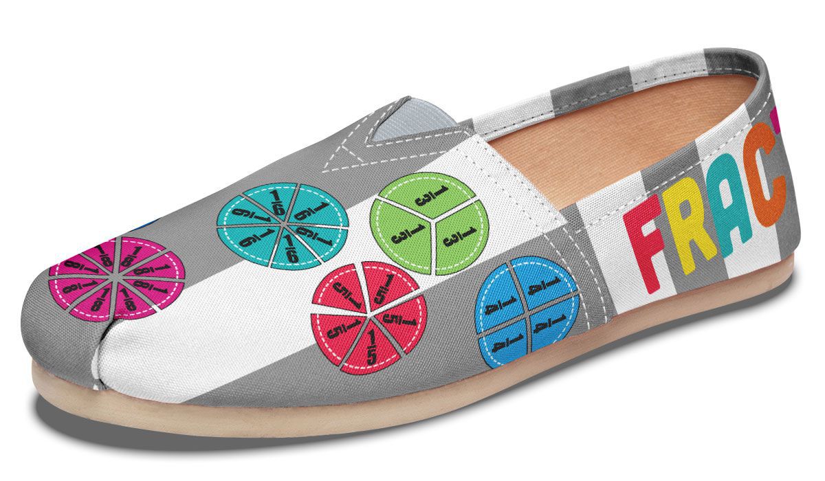 Pie Fractions Casual Shoes