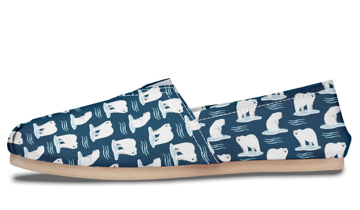 Polar Bear Pattern Casual Shoes