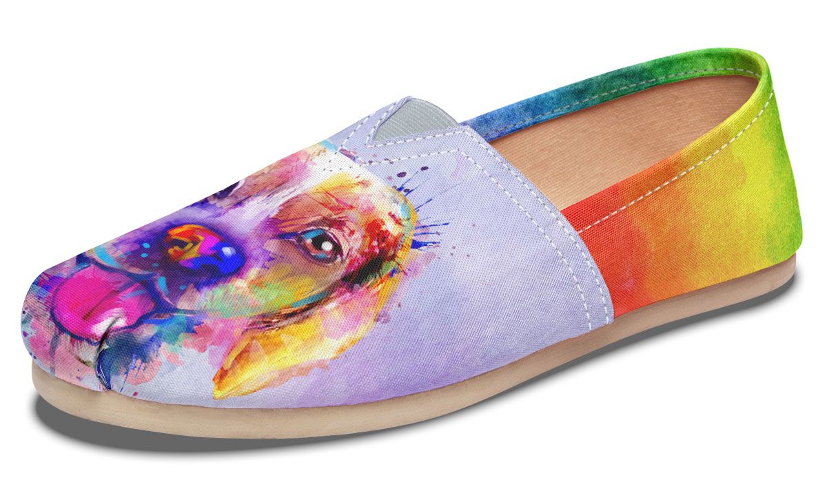 Rainbow Beagle Casual Shoes
