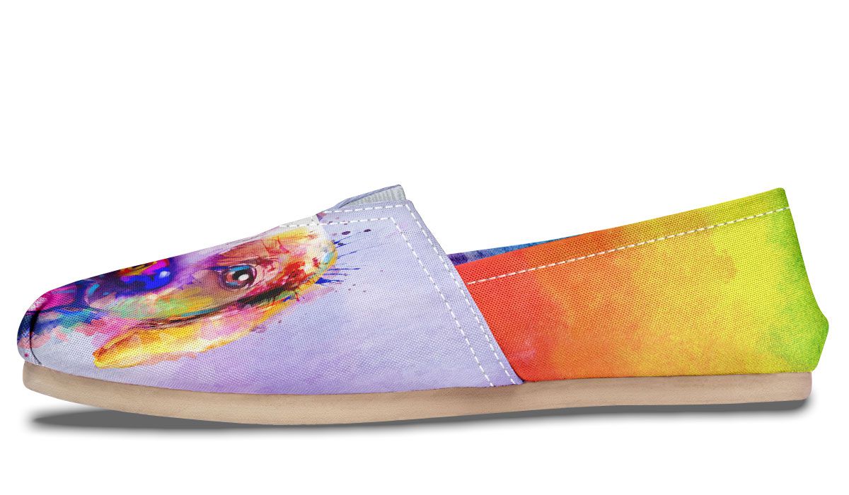 Rainbow Beagle Casual Shoes