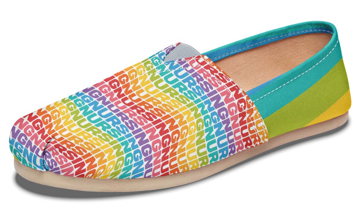 Rainbow Nursing Casual Shoes