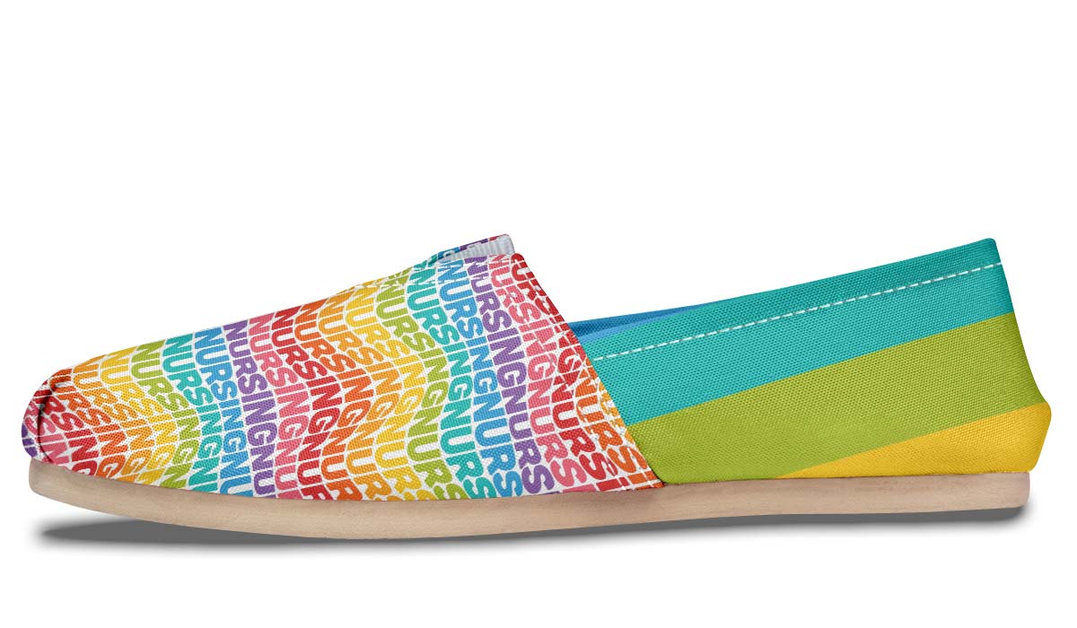 Rainbow Nursing Casual Shoes