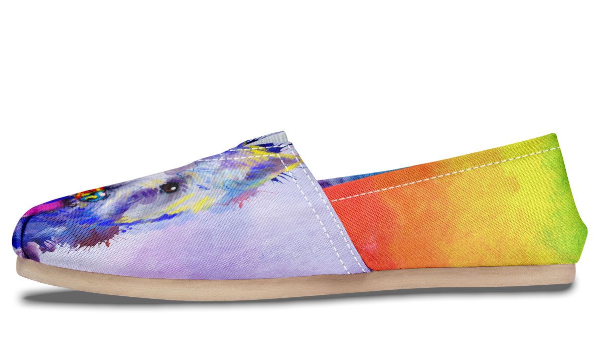 Rainbow Westie Casual Shoes