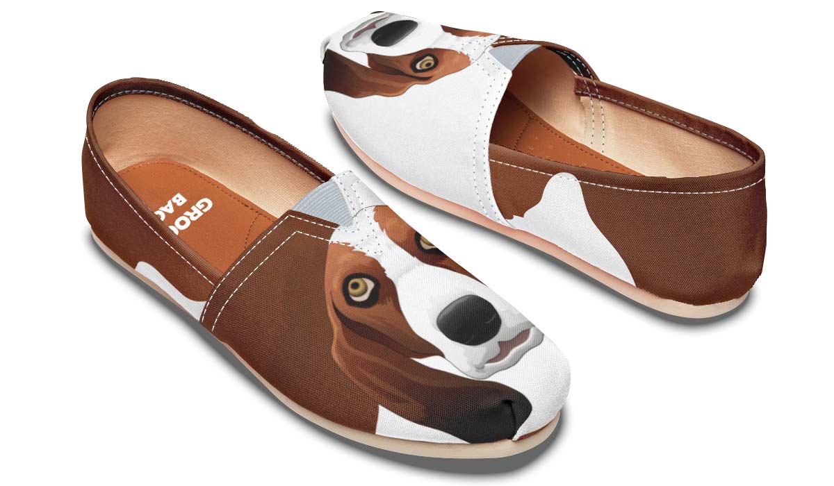 Real Basset Hound Casual Shoes