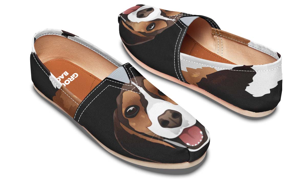 Real Beagle Dog Casual Shoes