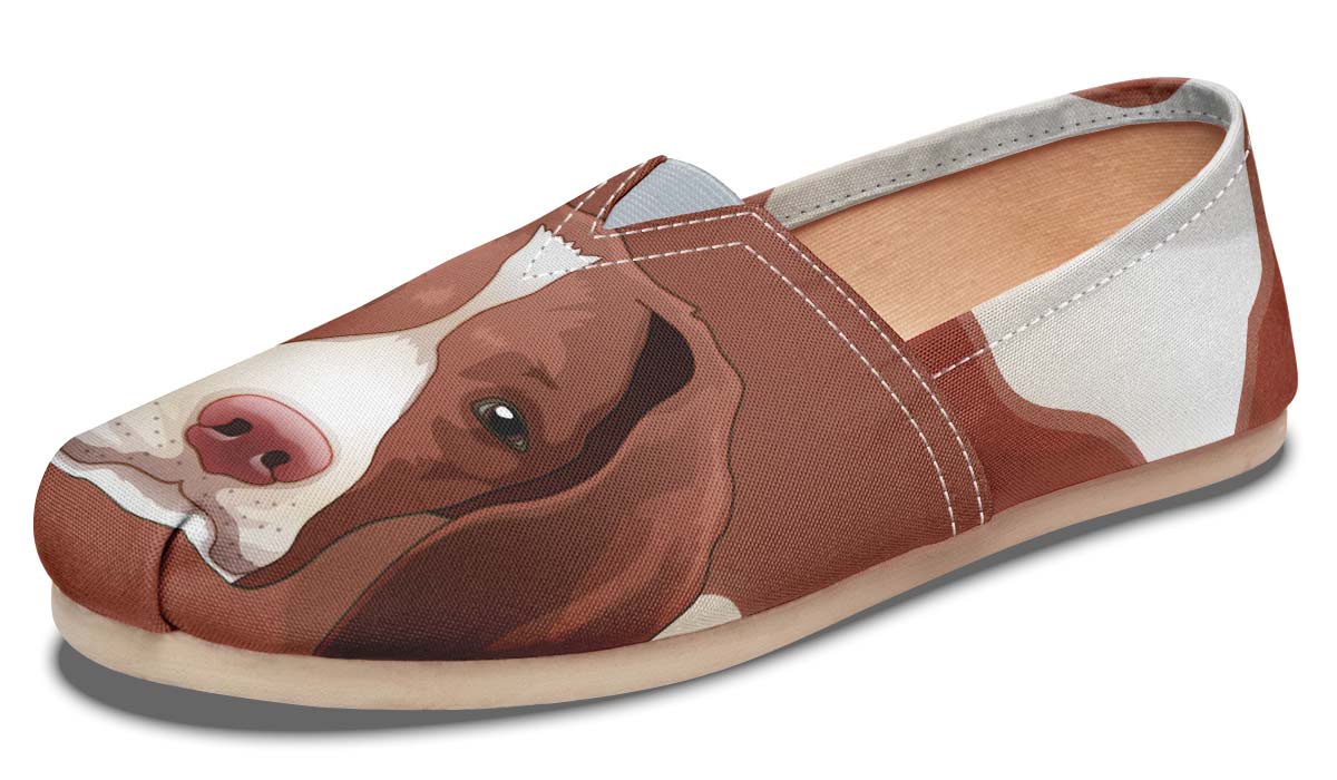 Real Brittany Spaniel Casual Shoes