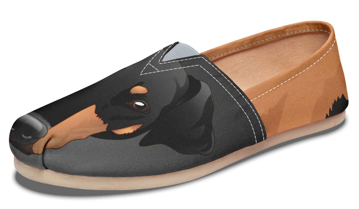 Real Doberman Pincher Casual Shoes