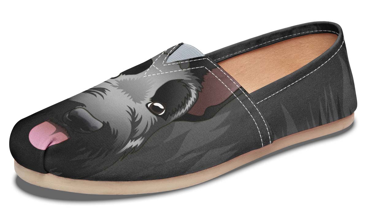 Real Scottish Terrier Casual Shoes