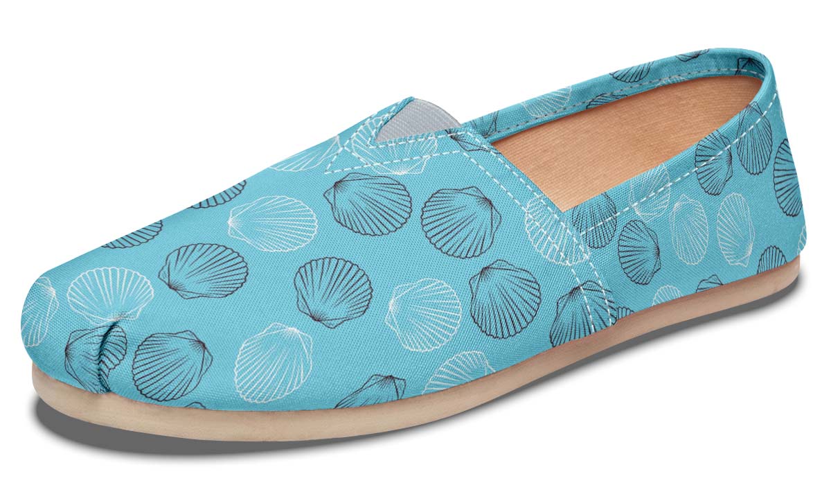Seashell Pattern Casual Shoes