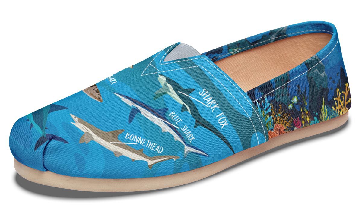 Shark Lovers Casual Shoes