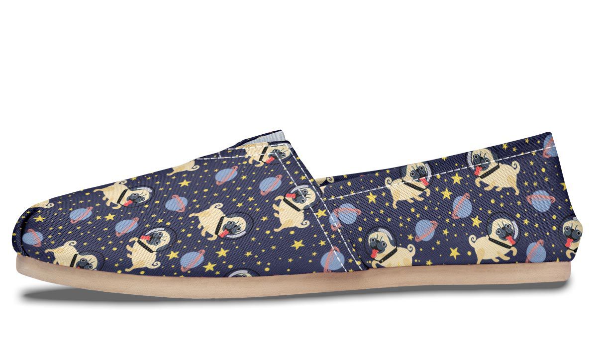 Space Pug Casual Shoes