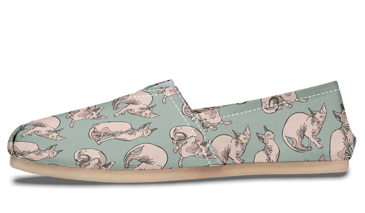 Sphynx Pattern Casual Shoes