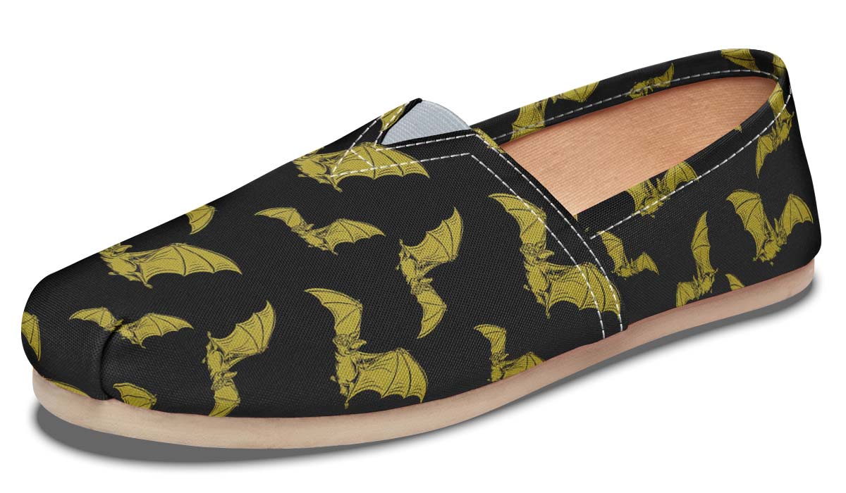 Vampire Bat Pattern Casual Shoes