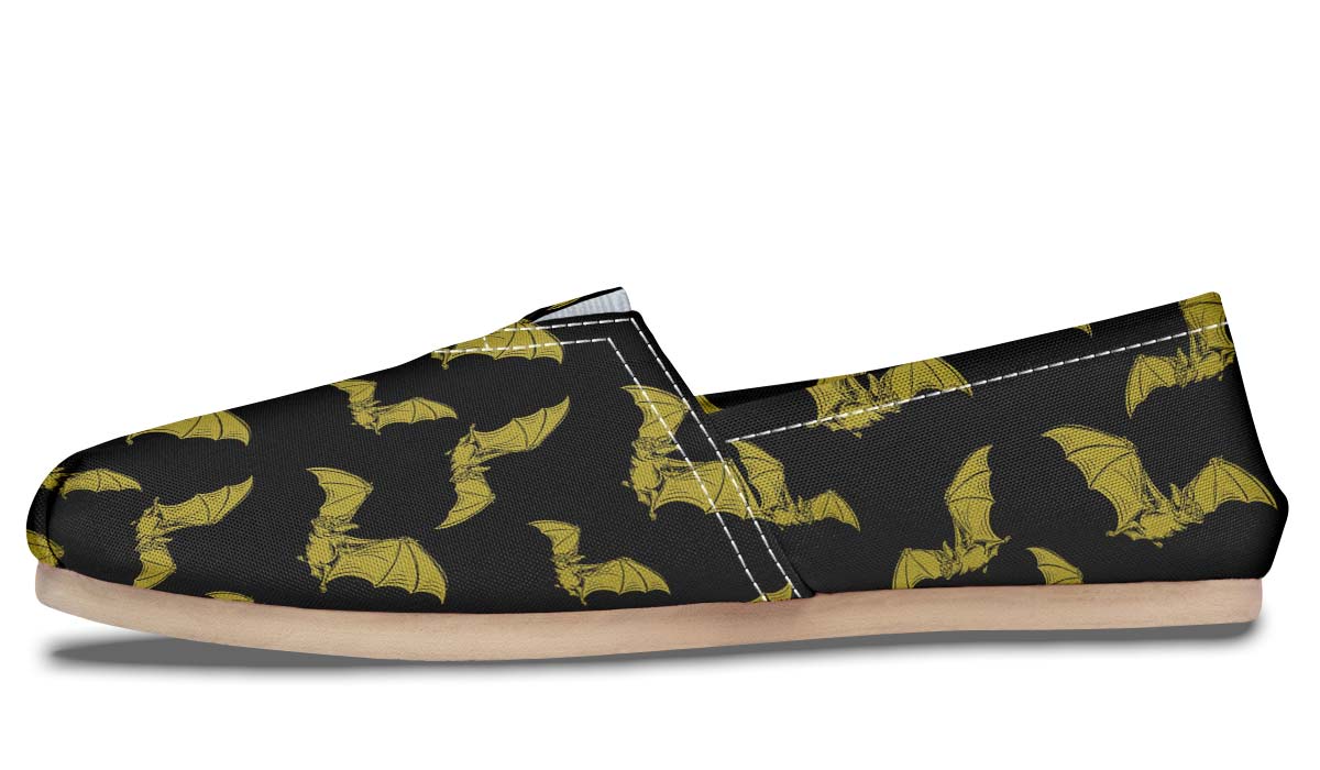 Vampire Bat Pattern Casual Shoes