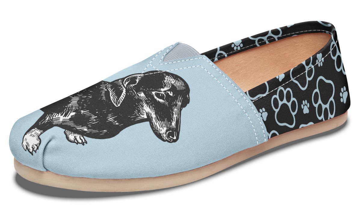 Vintage Dachshund Casual Shoes