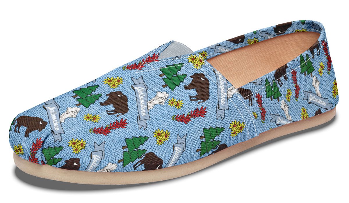 Yellowstone Pattern Casual Shoes