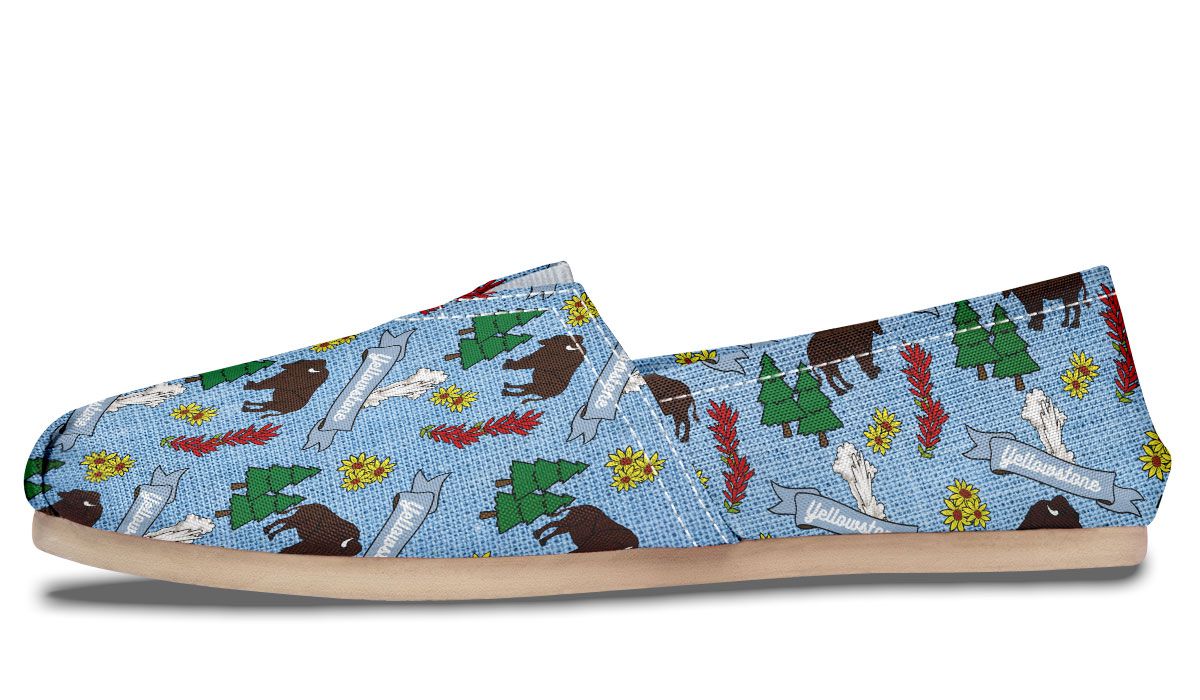 Yellowstone Pattern Casual Shoes