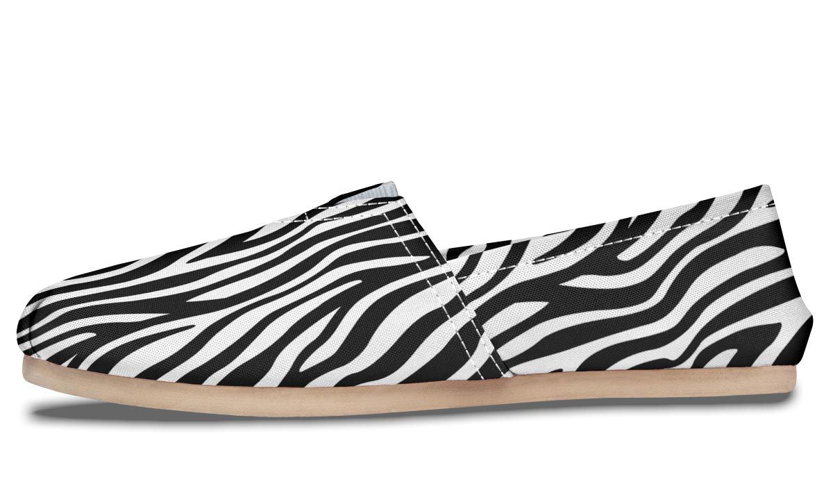 Zebra Print Casual Shoes