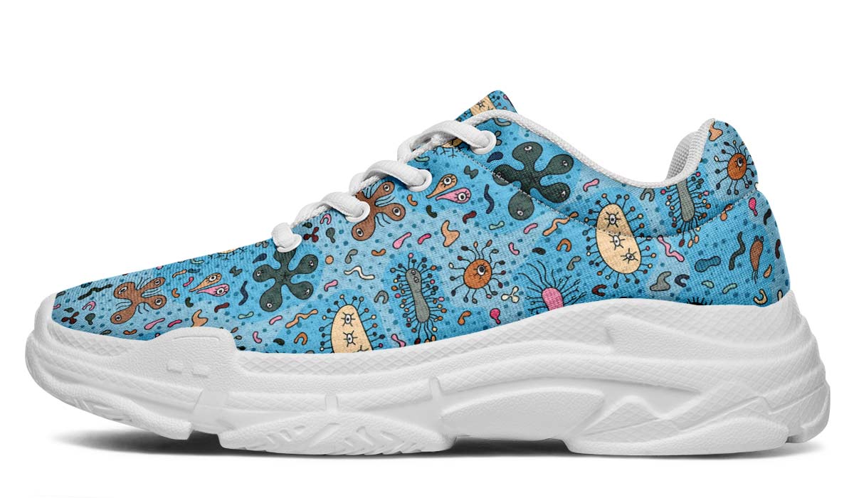 Bacteria Pattern Chunky Sneakers