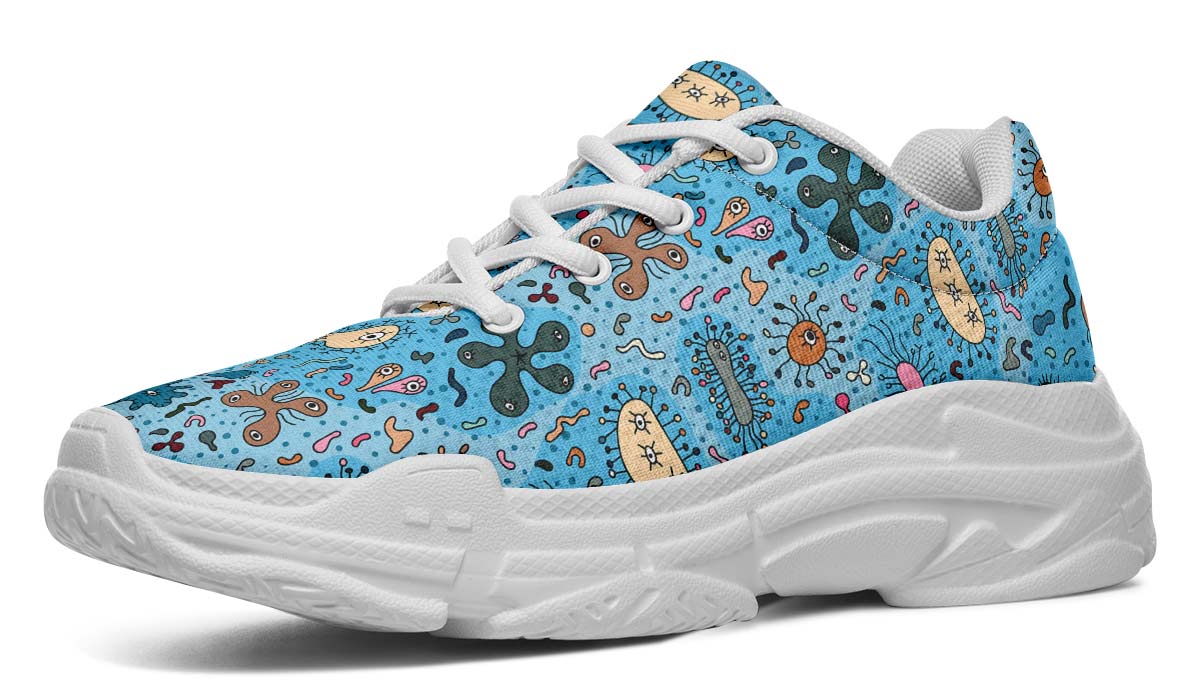 Bacteria Pattern Chunky Sneakers