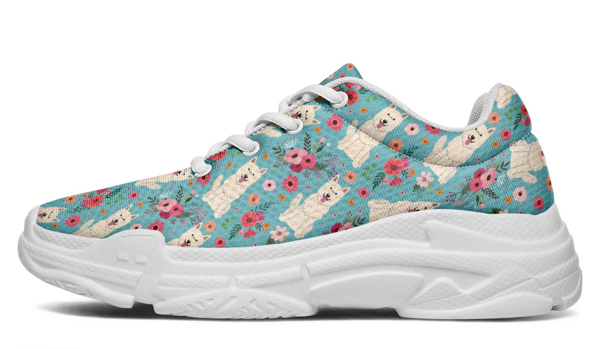 Berger Blanc Suisse Flower Chunky Sneakers