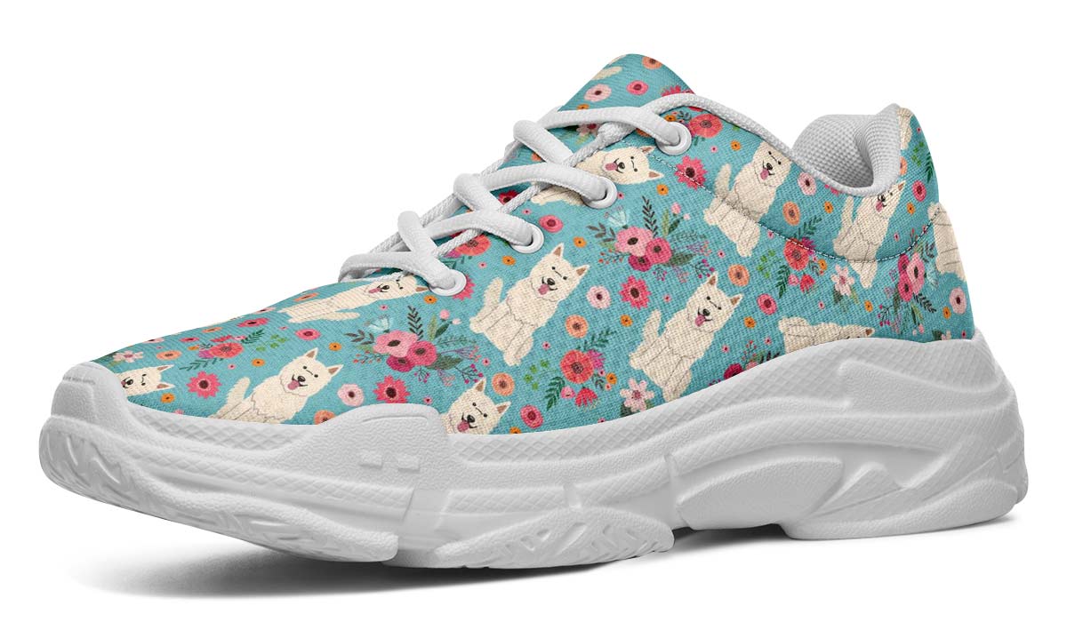 Berger Blanc Suisse Flower Chunky Sneakers