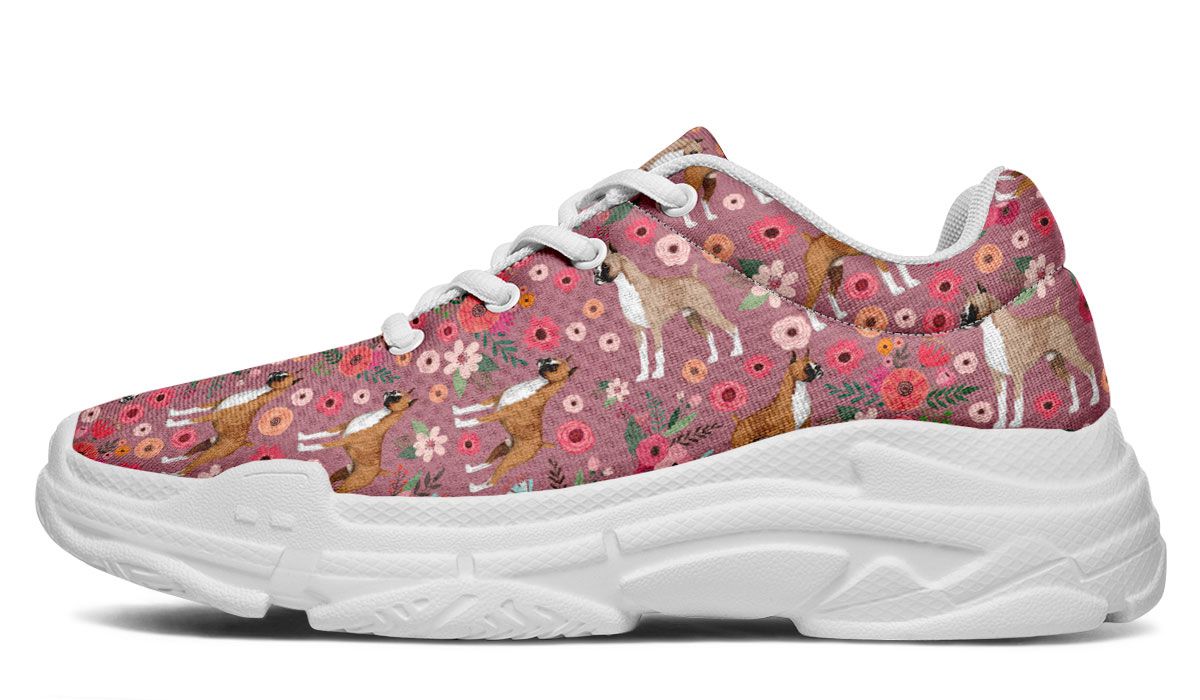 Boxer Flower Chunky Sneakers