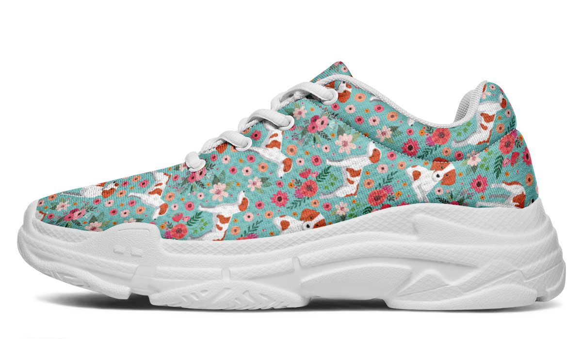 Brittany Flower Chunky Sneakers