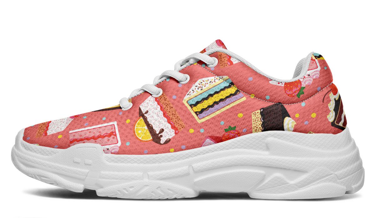 Cake Slice Pink Chunky Sneakers