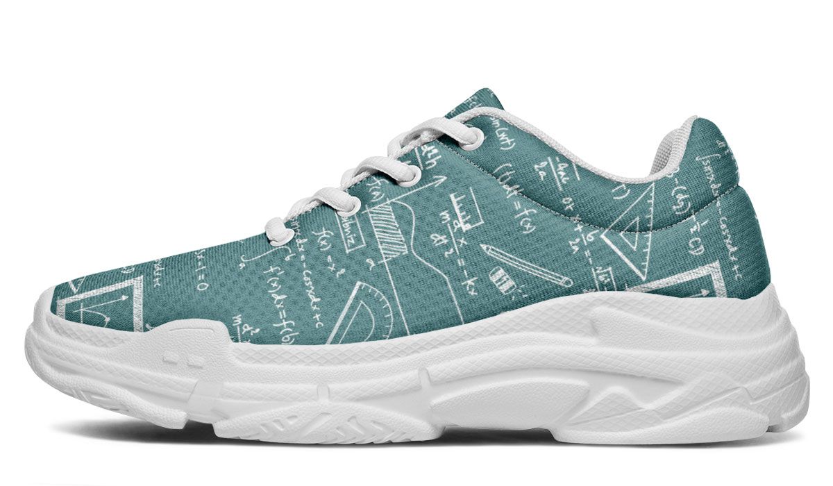 Calculus Pattern Chunky Sneakers
