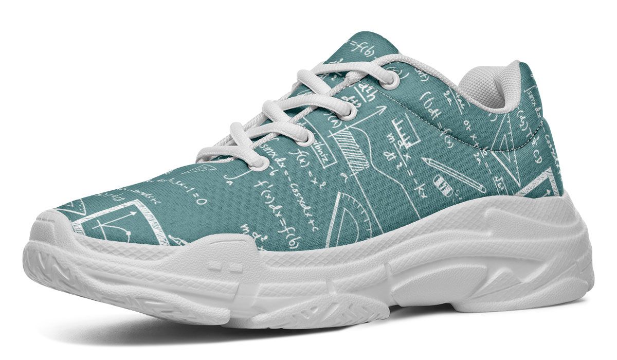 Calculus Pattern Chunky Sneakers