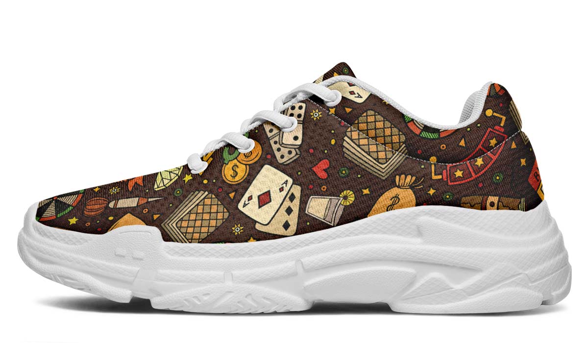 Casino Games Chunky Sneakers