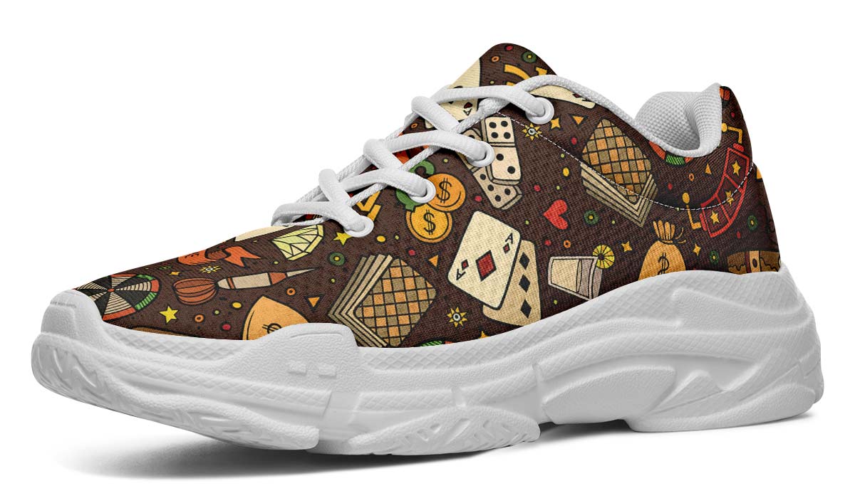 Casino Games Chunky Sneakers