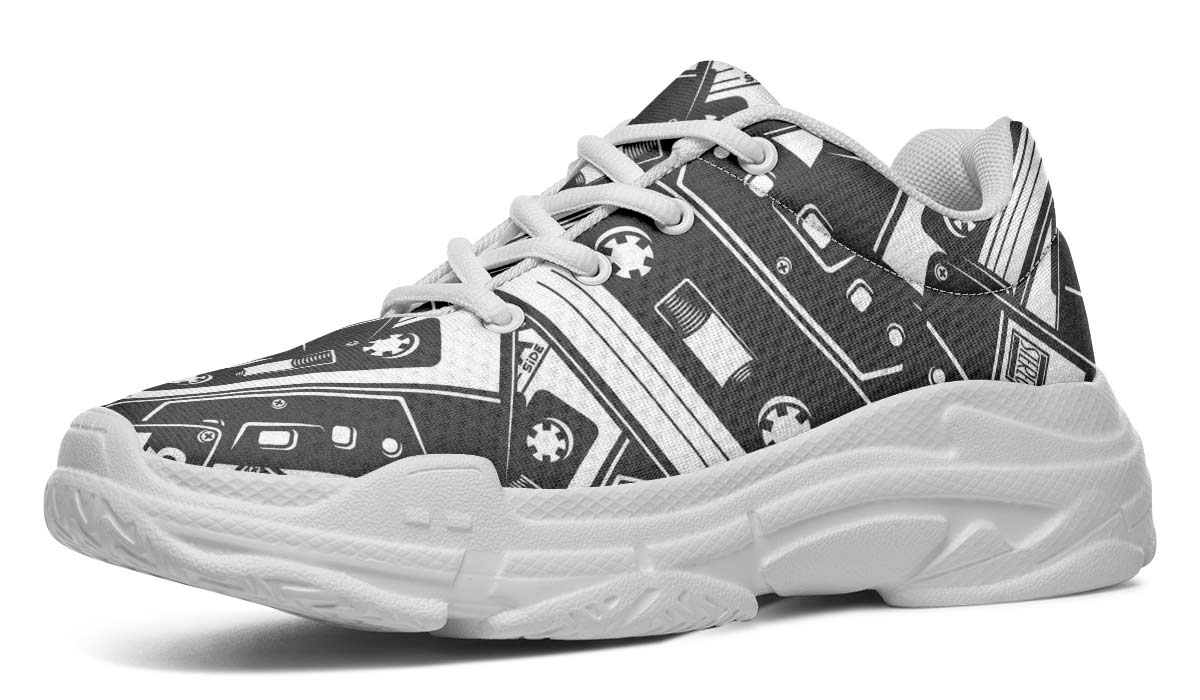 Cassette Tape Chunky Sneakers