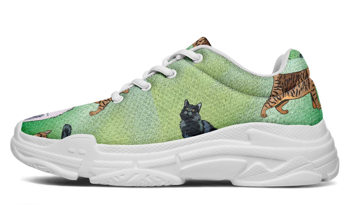 Cat Lover Chunky Sneakers