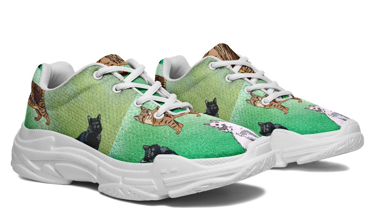 Cat Lover Chunky Sneakers