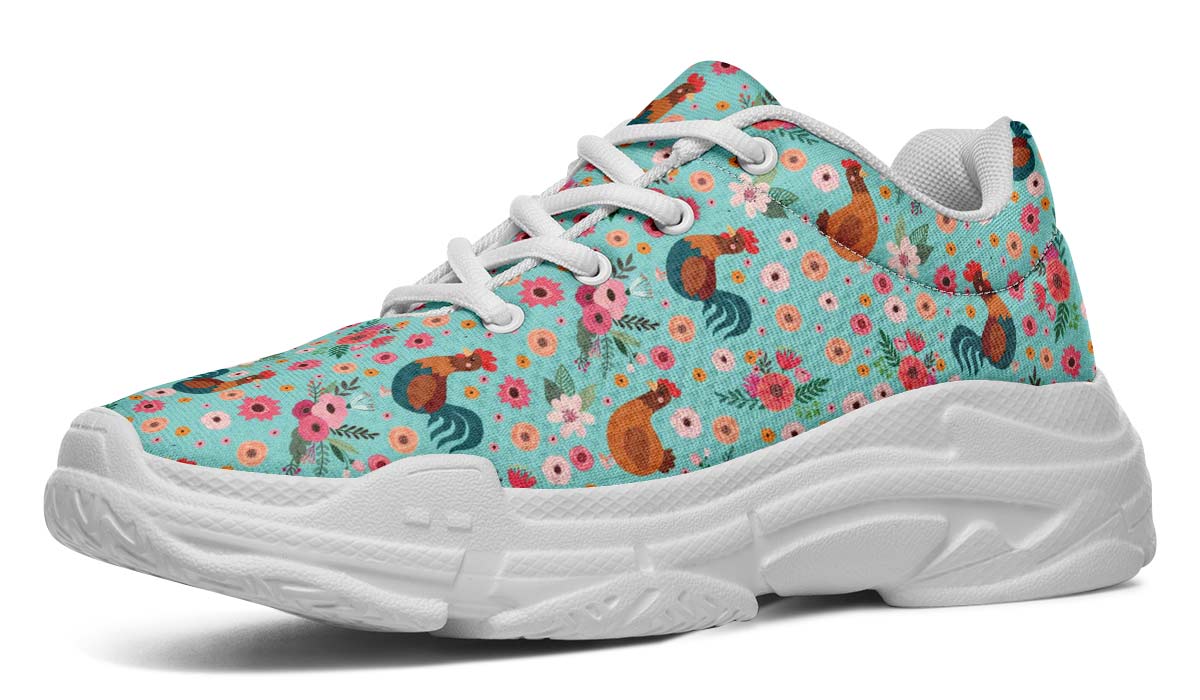 Chicken Flower Chunky Sneakers