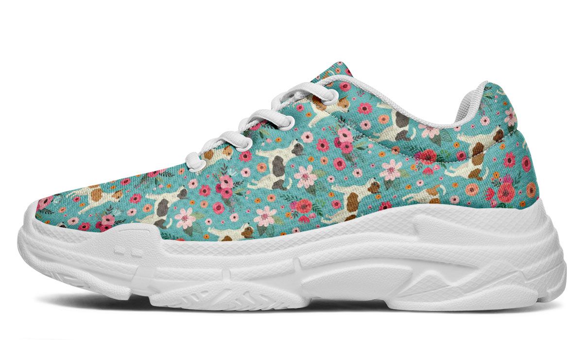 Chihuahua Flower Chunky Sneakers