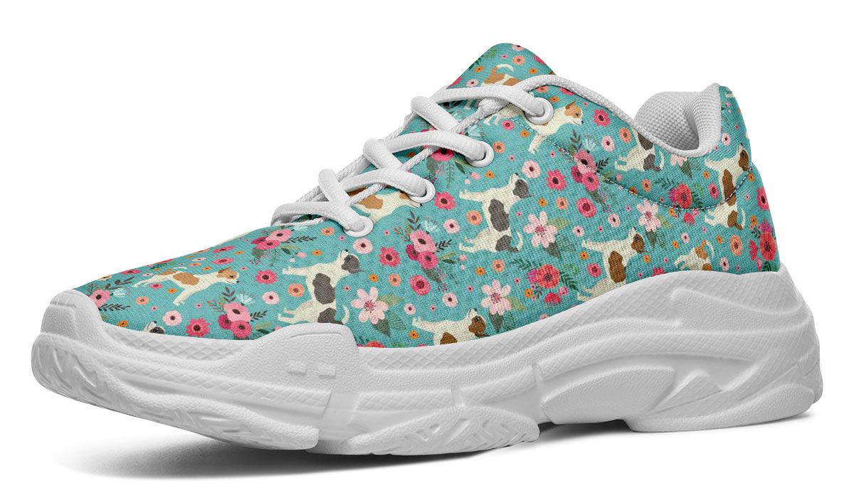 Chihuahua Flower Chunky Sneakers