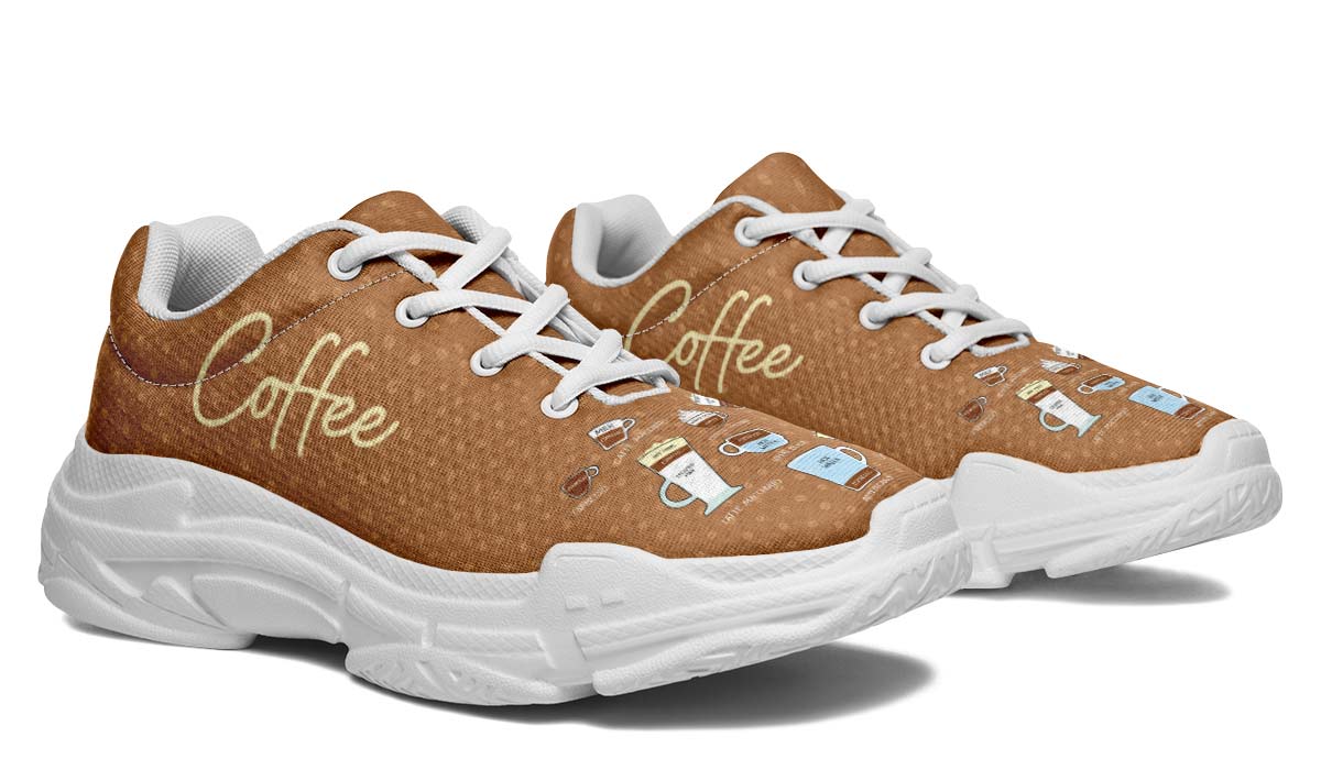 Coffee Lovers Chunky Sneakers