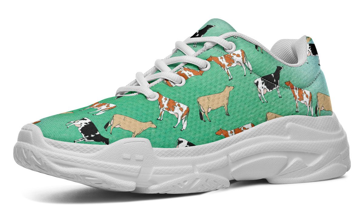 Cow Lovers Chunky Sneakers
