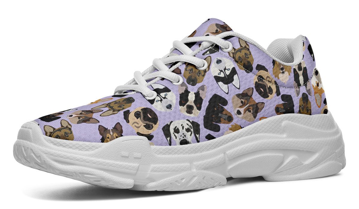 Dog Lover Chunky Sneakers